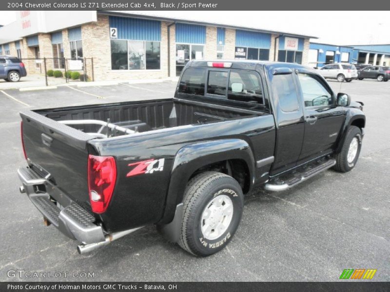 Black / Sport Pewter 2004 Chevrolet Colorado LS Z71 Extended Cab 4x4