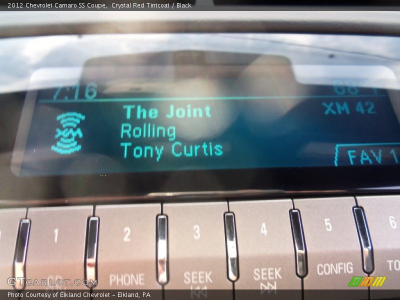 Crystal Red Tintcoat / Black 2012 Chevrolet Camaro SS Coupe