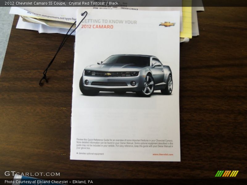 Books/Manuals of 2012 Camaro SS Coupe