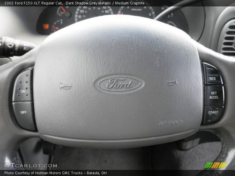 Dark Shadow Grey Metallic / Medium Graphite 2002 Ford F150 XLT Regular Cab
