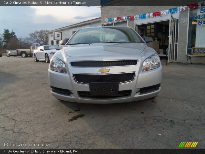 Silver Ice Metallic / Titanium 2012 Chevrolet Malibu LS