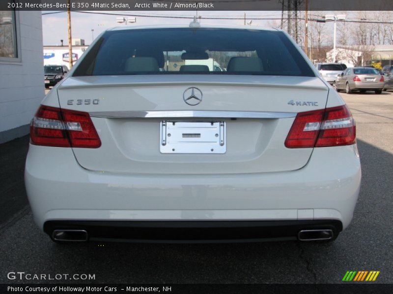 Arctic White / Almond/Black 2012 Mercedes-Benz E 350 4Matic Sedan