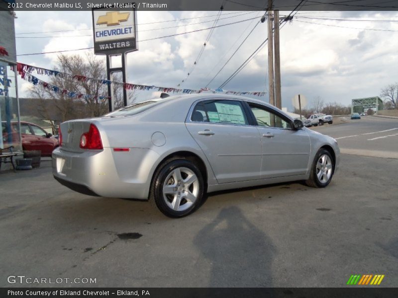 Silver Ice Metallic / Titanium 2012 Chevrolet Malibu LS