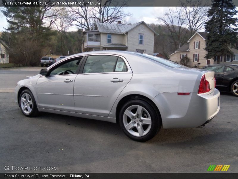 Silver Ice Metallic / Titanium 2012 Chevrolet Malibu LS