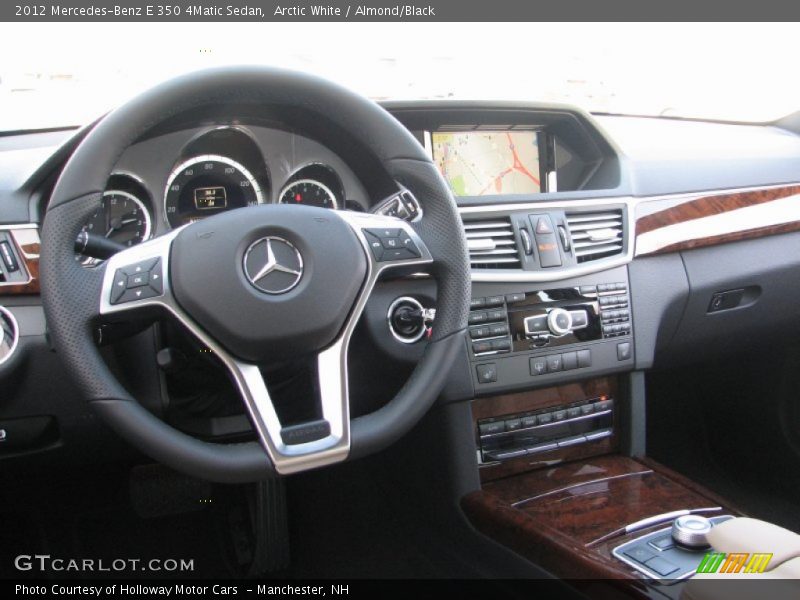 Arctic White / Almond/Black 2012 Mercedes-Benz E 350 4Matic Sedan