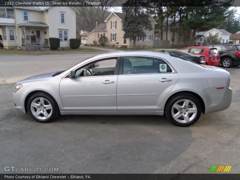 Silver Ice Metallic / Titanium 2012 Chevrolet Malibu LS