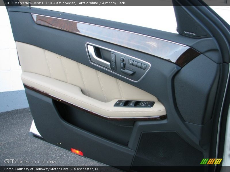 Arctic White / Almond/Black 2012 Mercedes-Benz E 350 4Matic Sedan