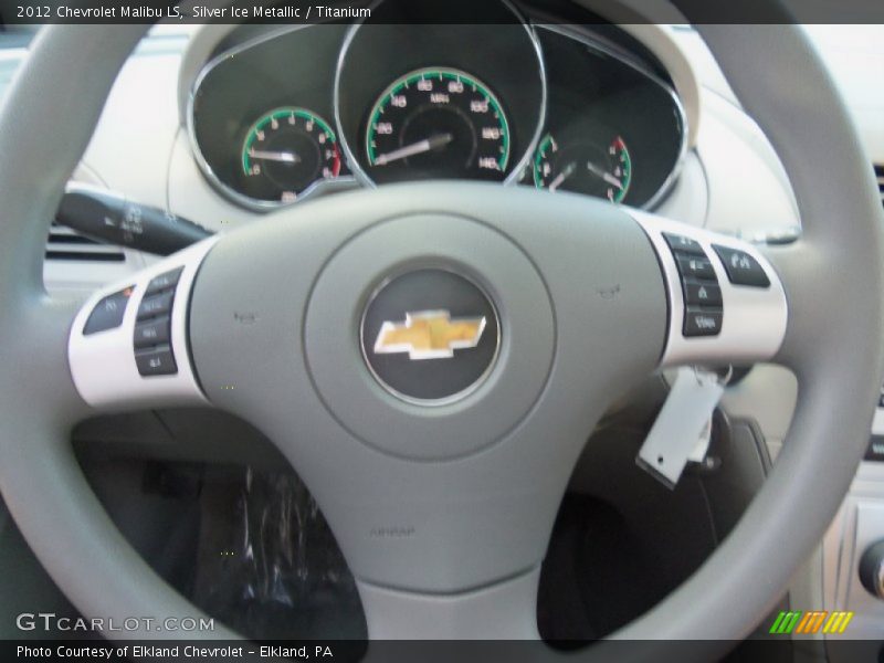 Silver Ice Metallic / Titanium 2012 Chevrolet Malibu LS