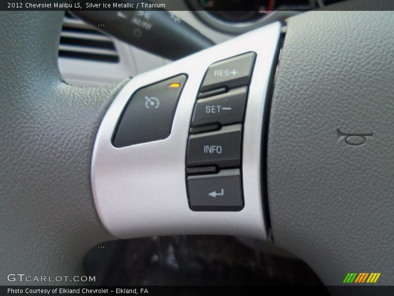 Silver Ice Metallic / Titanium 2012 Chevrolet Malibu LS