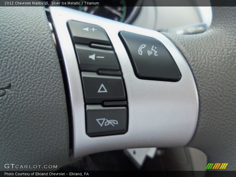 Silver Ice Metallic / Titanium 2012 Chevrolet Malibu LS