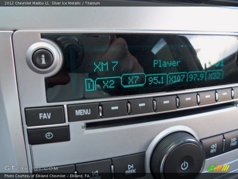 Silver Ice Metallic / Titanium 2012 Chevrolet Malibu LS