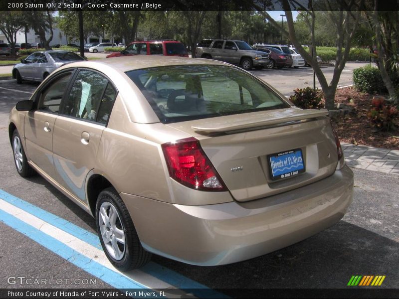 Golden Cashmere / Beige 2006 Saturn ION 2 Sedan