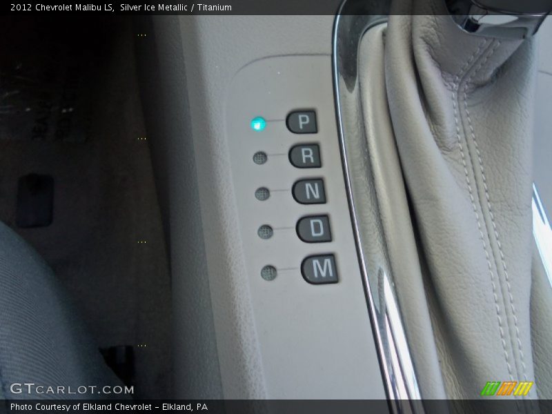 Silver Ice Metallic / Titanium 2012 Chevrolet Malibu LS