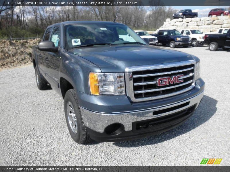 Stealth Gray Metallic / Dark Titanium 2012 GMC Sierra 1500 SL Crew Cab 4x4