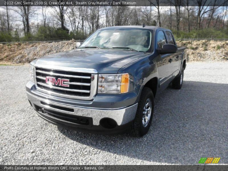 Stealth Gray Metallic / Dark Titanium 2012 GMC Sierra 1500 SL Crew Cab 4x4