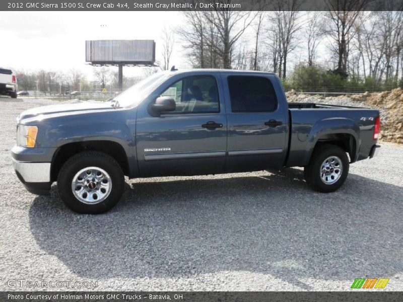 Stealth Gray Metallic / Dark Titanium 2012 GMC Sierra 1500 SL Crew Cab 4x4
