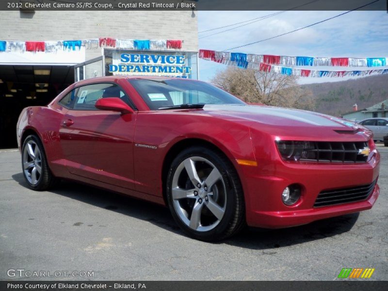 Crystal Red Tintcoat / Black 2012 Chevrolet Camaro SS/RS Coupe
