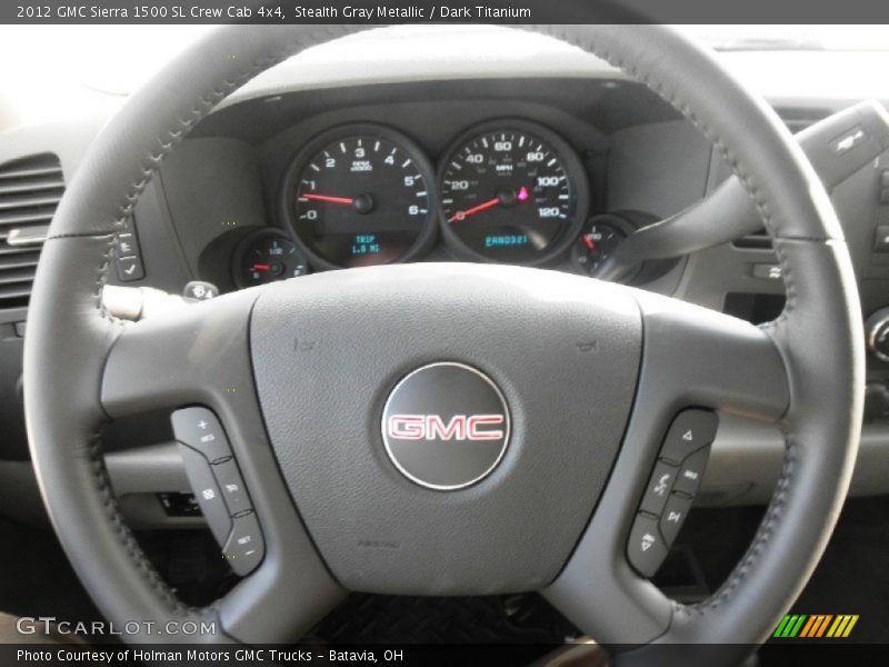 Stealth Gray Metallic / Dark Titanium 2012 GMC Sierra 1500 SL Crew Cab 4x4
