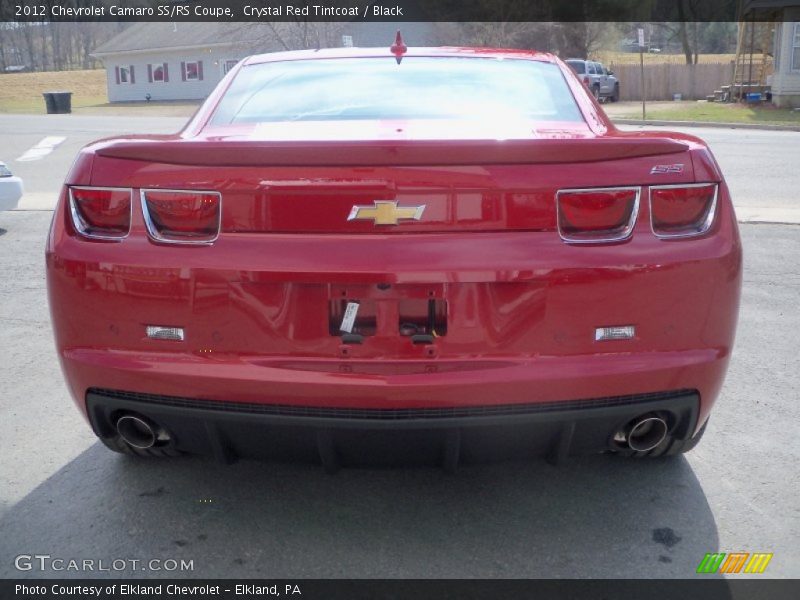 Crystal Red Tintcoat / Black 2012 Chevrolet Camaro SS/RS Coupe