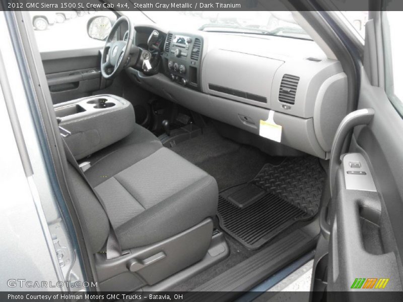 Stealth Gray Metallic / Dark Titanium 2012 GMC Sierra 1500 SL Crew Cab 4x4