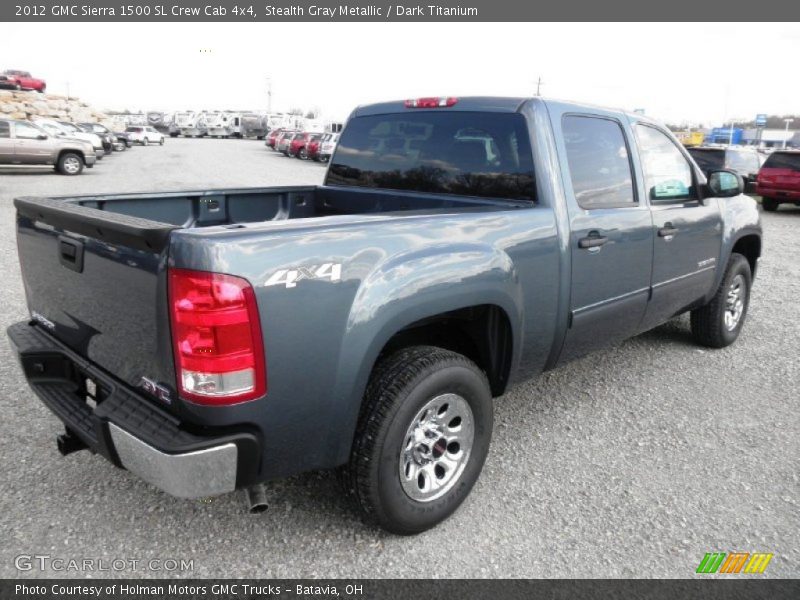 Stealth Gray Metallic / Dark Titanium 2012 GMC Sierra 1500 SL Crew Cab 4x4