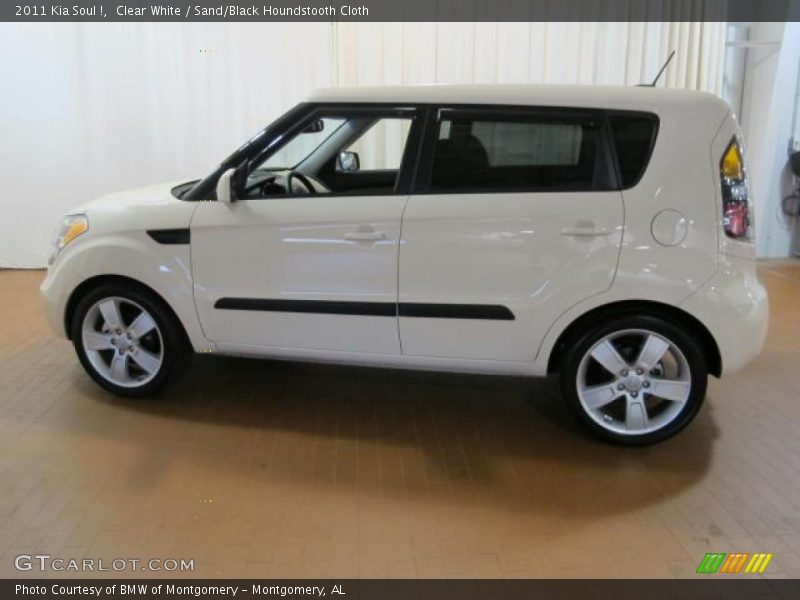 Clear White / Sand/Black Houndstooth Cloth 2011 Kia Soul !
