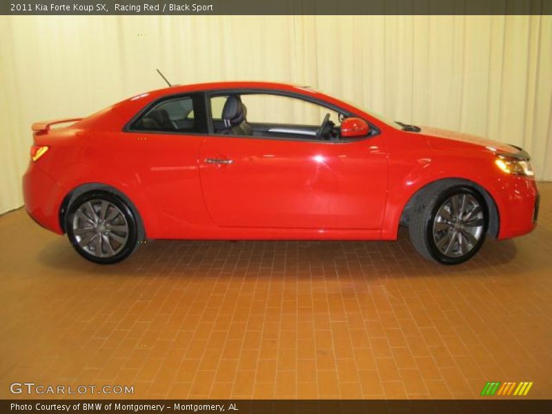 Racing Red / Black Sport 2011 Kia Forte Koup SX