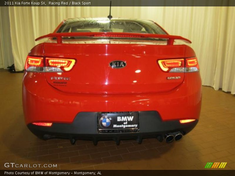 Racing Red / Black Sport 2011 Kia Forte Koup SX