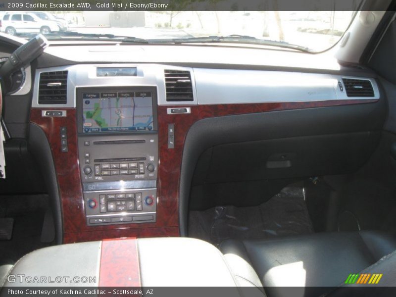 Gold Mist / Ebony/Ebony 2009 Cadillac Escalade AWD