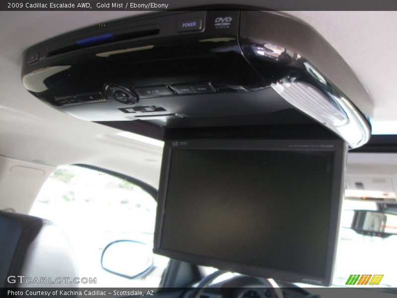 Gold Mist / Ebony/Ebony 2009 Cadillac Escalade AWD