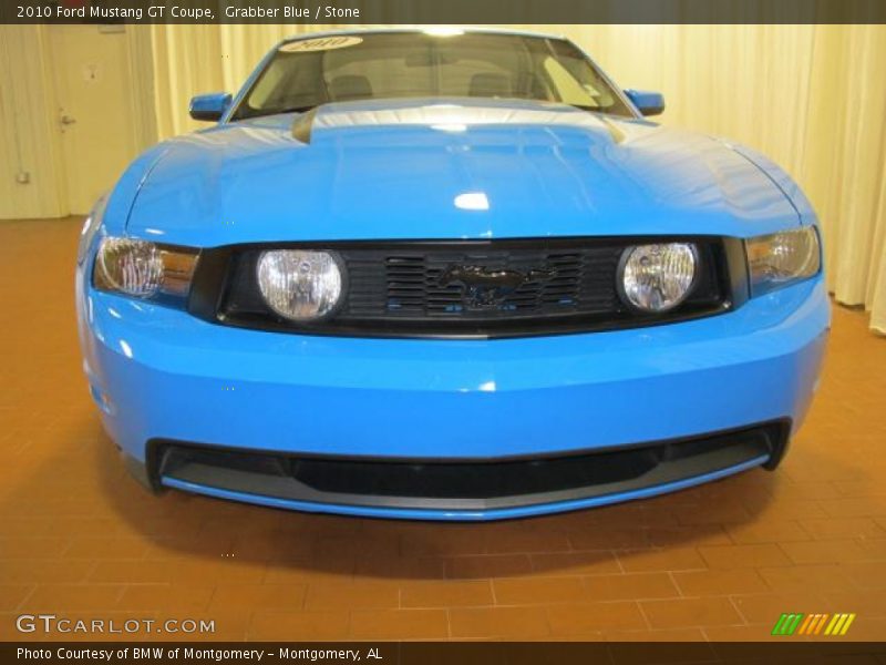 Grabber Blue / Stone 2010 Ford Mustang GT Coupe