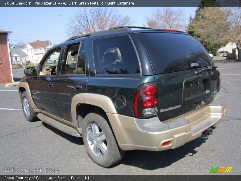Dark Green Metallic / Light Cashmere 2004 Chevrolet TrailBlazer LT 4x4