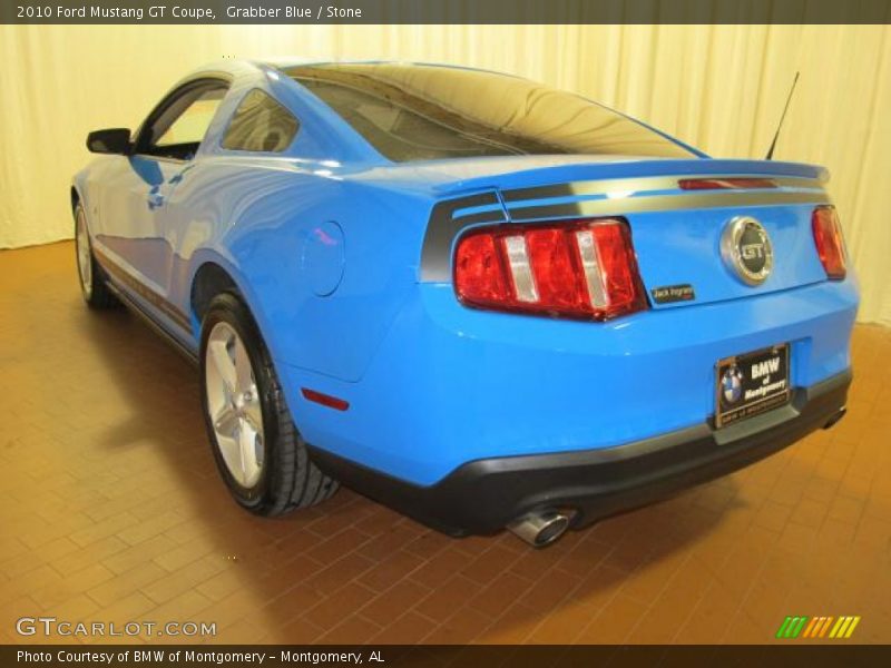 Grabber Blue / Stone 2010 Ford Mustang GT Coupe