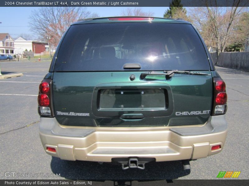 Dark Green Metallic / Light Cashmere 2004 Chevrolet TrailBlazer LT 4x4