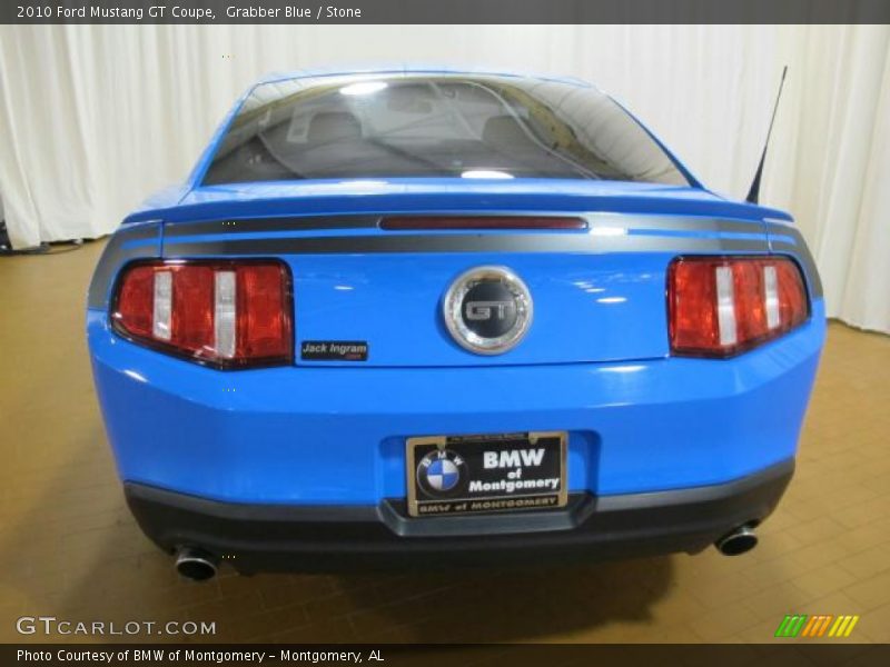 Grabber Blue / Stone 2010 Ford Mustang GT Coupe