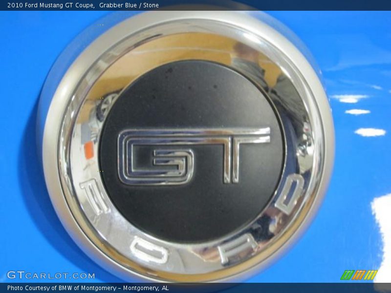 Grabber Blue / Stone 2010 Ford Mustang GT Coupe