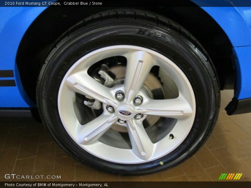 Grabber Blue / Stone 2010 Ford Mustang GT Coupe