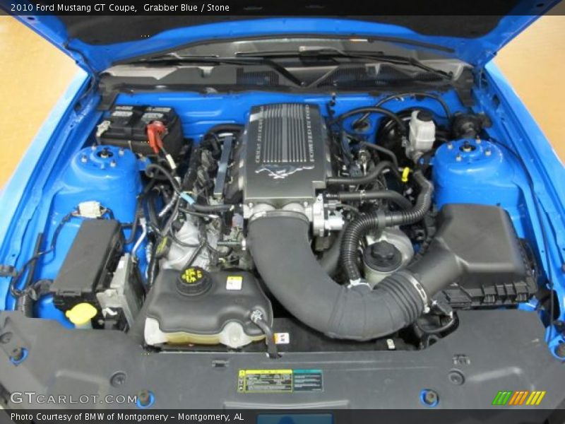 Grabber Blue / Stone 2010 Ford Mustang GT Coupe