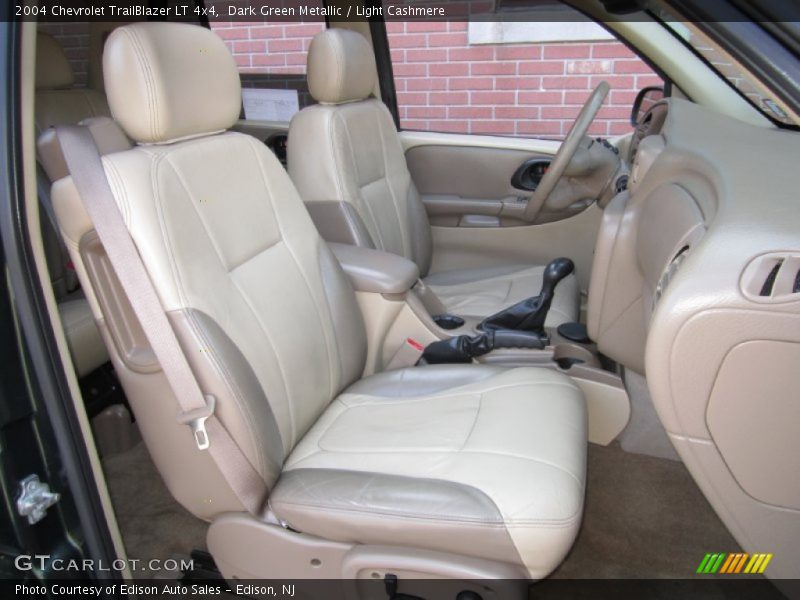 Dark Green Metallic / Light Cashmere 2004 Chevrolet TrailBlazer LT 4x4