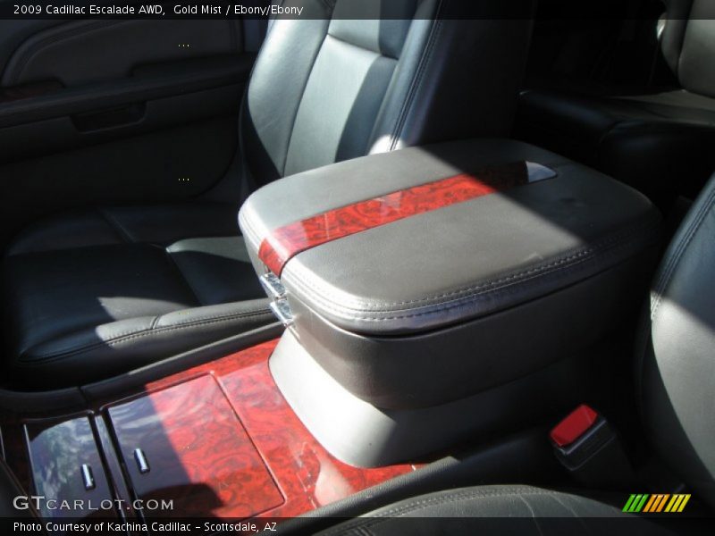 Gold Mist / Ebony/Ebony 2009 Cadillac Escalade AWD