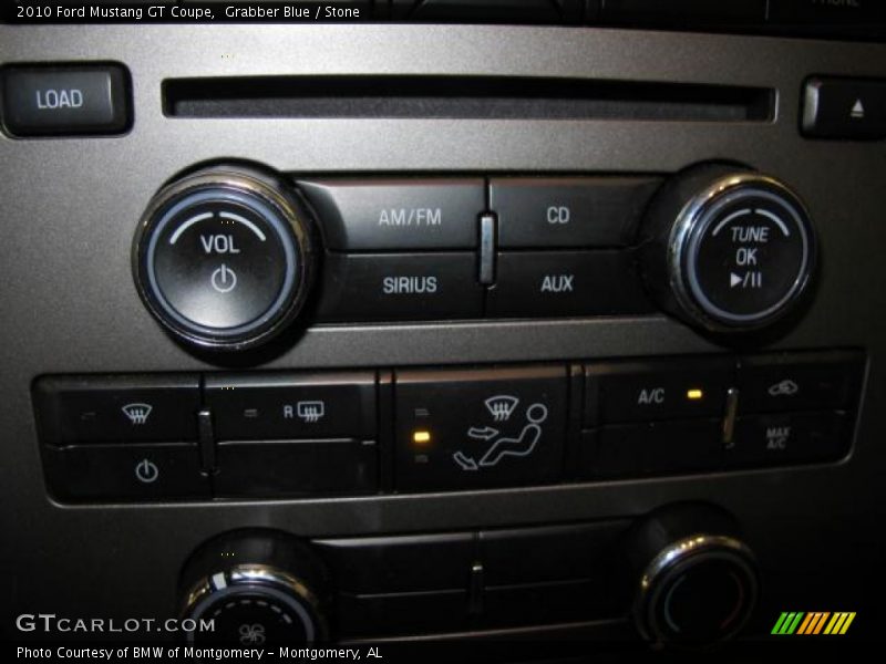 Grabber Blue / Stone 2010 Ford Mustang GT Coupe
