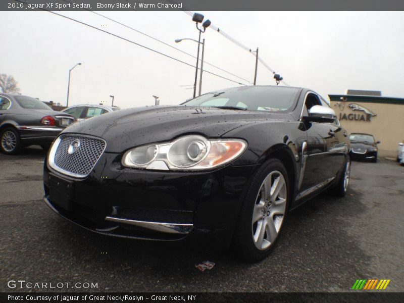Ebony Black / Warm Charcoal 2010 Jaguar XF Sport Sedan