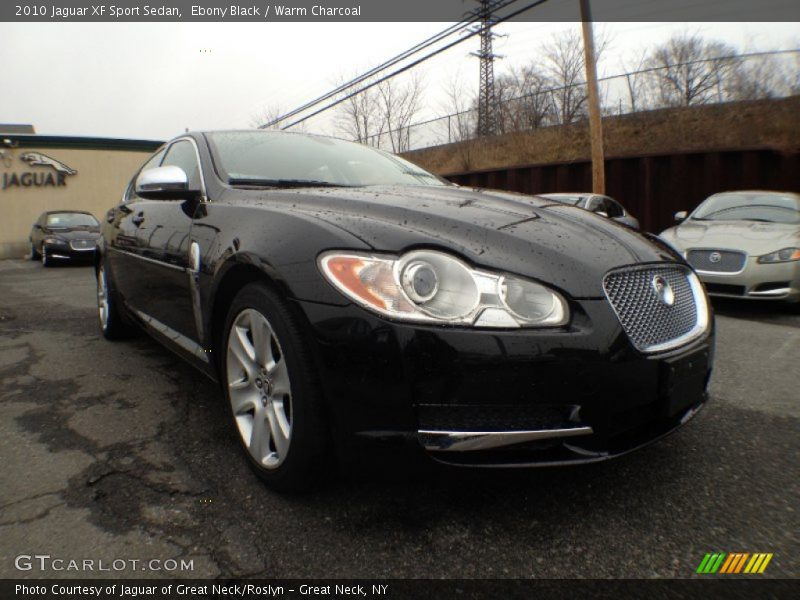 Ebony Black / Warm Charcoal 2010 Jaguar XF Sport Sedan