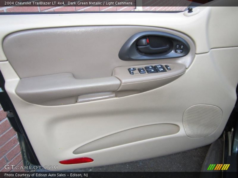 Dark Green Metallic / Light Cashmere 2004 Chevrolet TrailBlazer LT 4x4