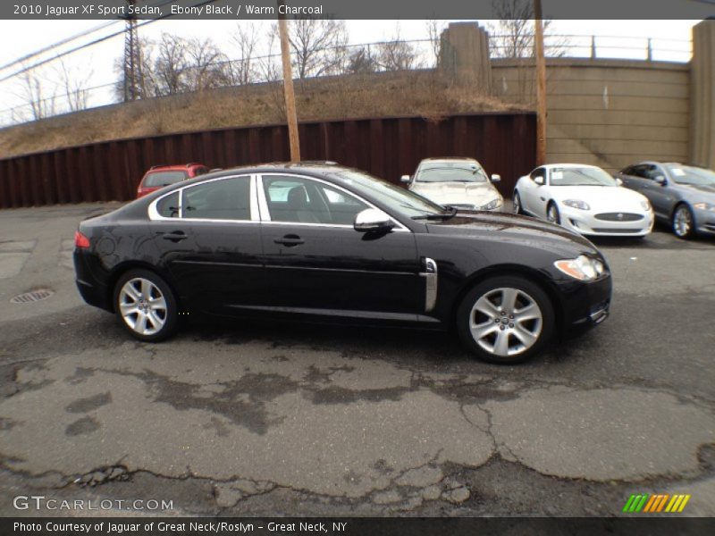 Ebony Black / Warm Charcoal 2010 Jaguar XF Sport Sedan