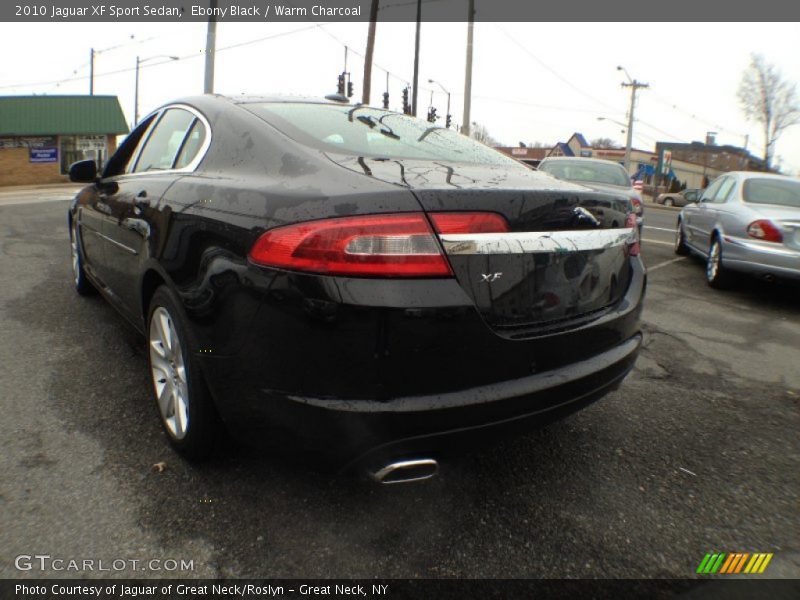 Ebony Black / Warm Charcoal 2010 Jaguar XF Sport Sedan