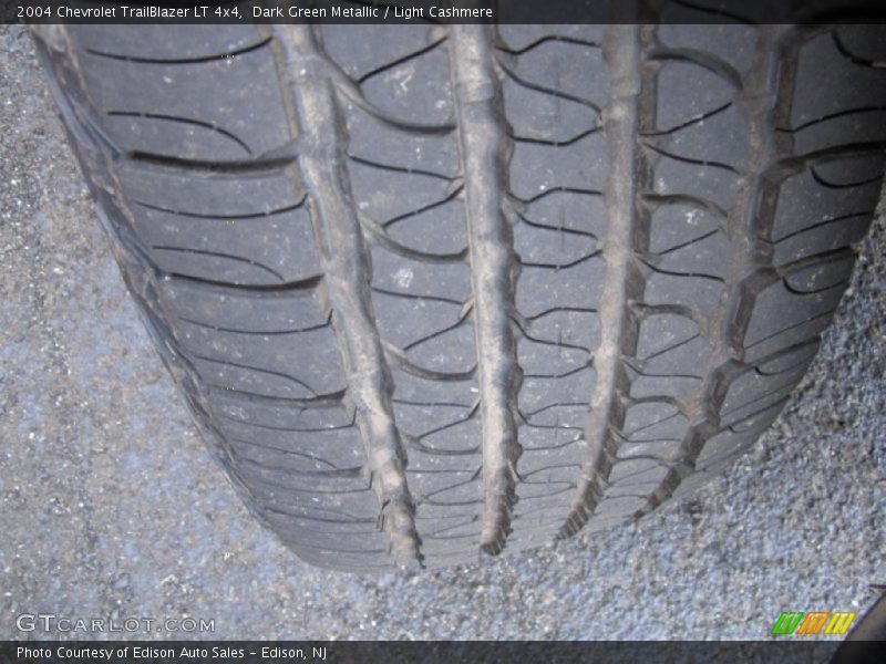 Dark Green Metallic / Light Cashmere 2004 Chevrolet TrailBlazer LT 4x4