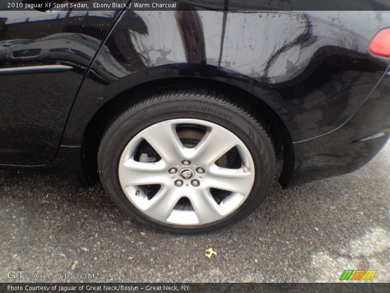 Ebony Black / Warm Charcoal 2010 Jaguar XF Sport Sedan