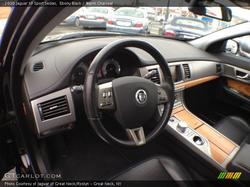 2010 XF Sport Sedan Warm Charcoal Interior