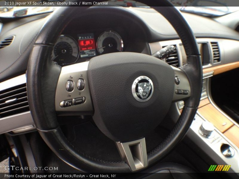 Ebony Black / Warm Charcoal 2010 Jaguar XF Sport Sedan